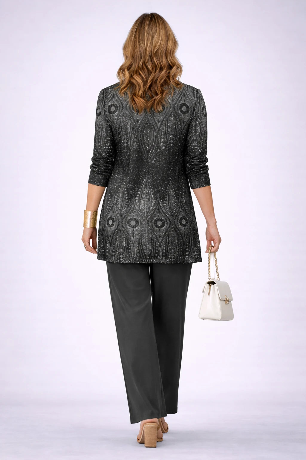 Beatrix – Black Paisley Three-Piece Set - view 3