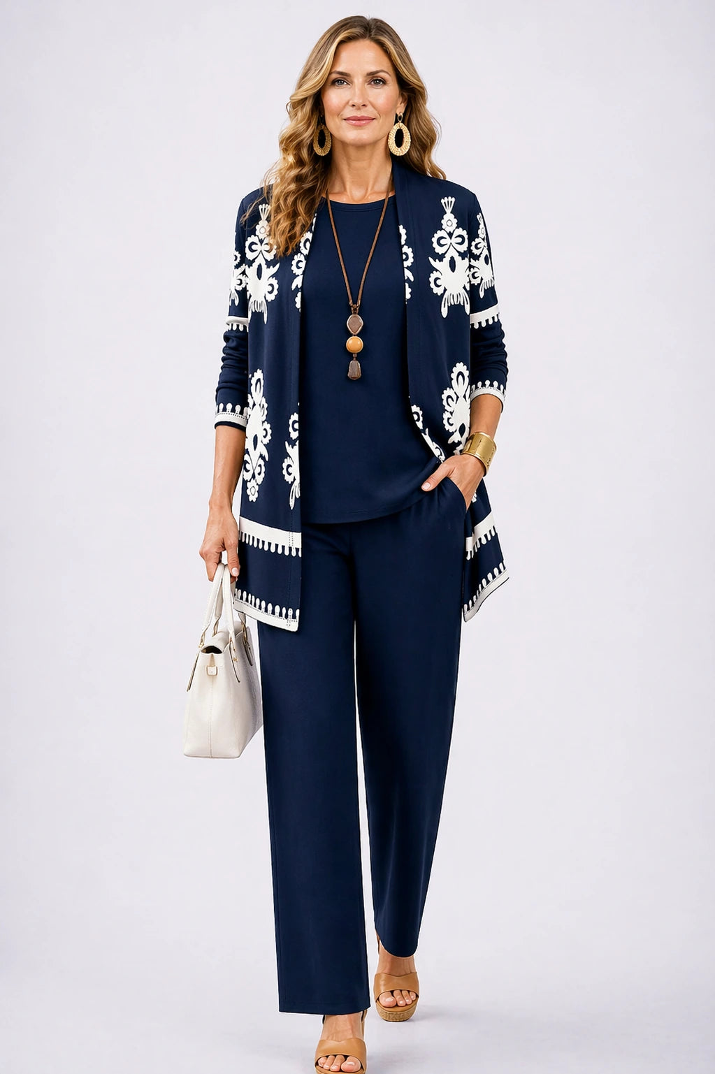 Clarisse – Midnight Navy Three-Piece Set - view 1