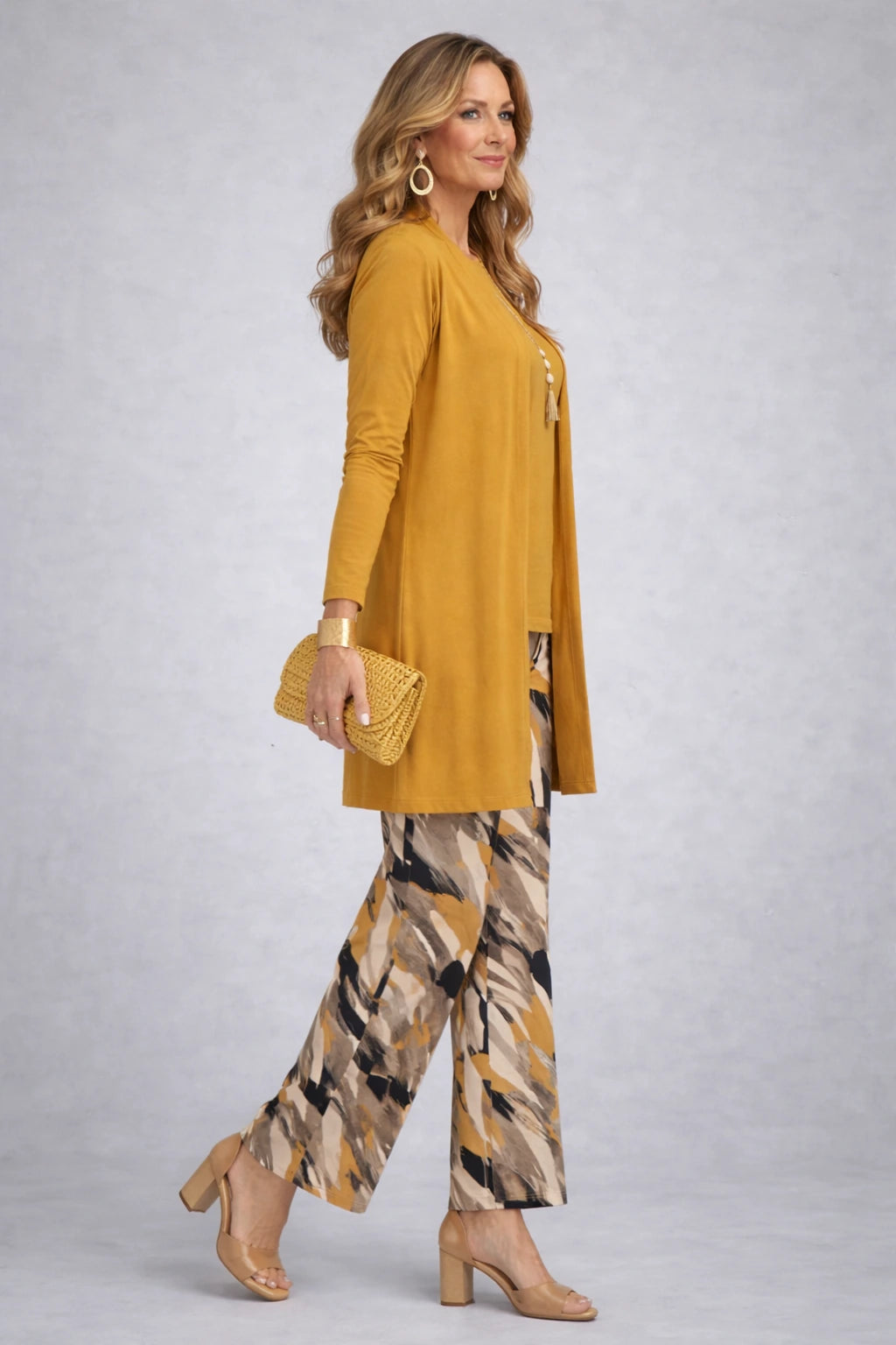 Ingrid – Mustard Three-Piece Set - view 2