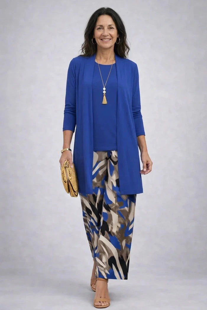 Jenilyn - Classic Elegance Three-Piece Set - Blue