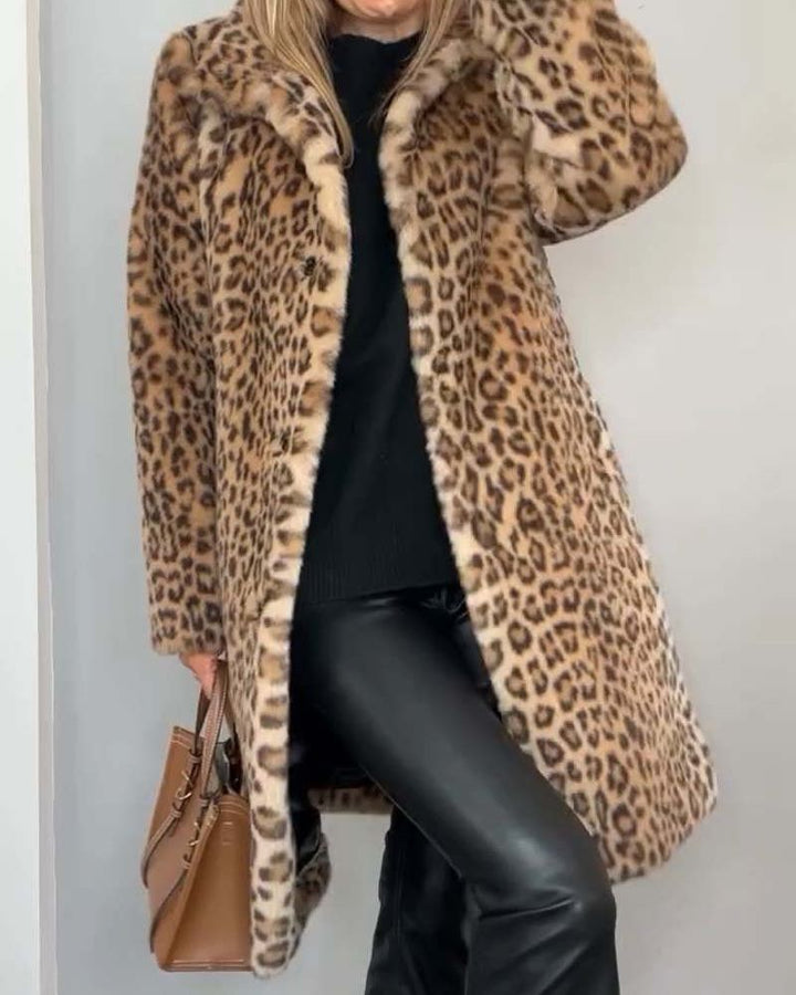Lysandra™ - Elegant Leopard Coat