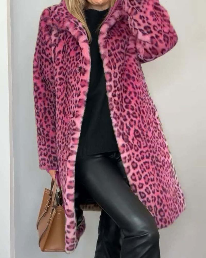 Lysandra™ - Elegant Leopard Coat