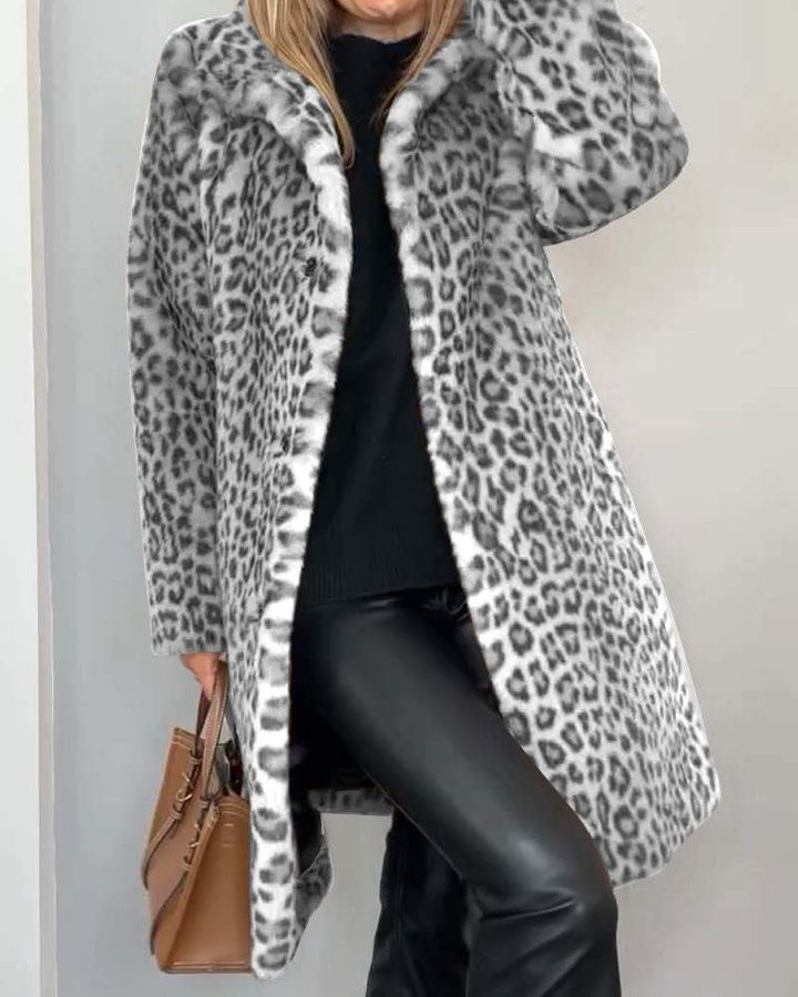 Lysandra™ - Elegant Leopard Coat