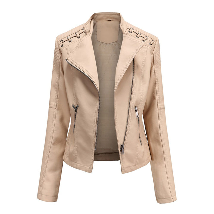 Marguerite™ – Asymmetrical Grommet Moto Jacket