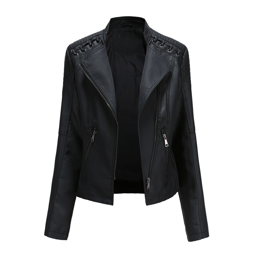 Marguerite™ – Asymmetrical Grommet Moto Jacket