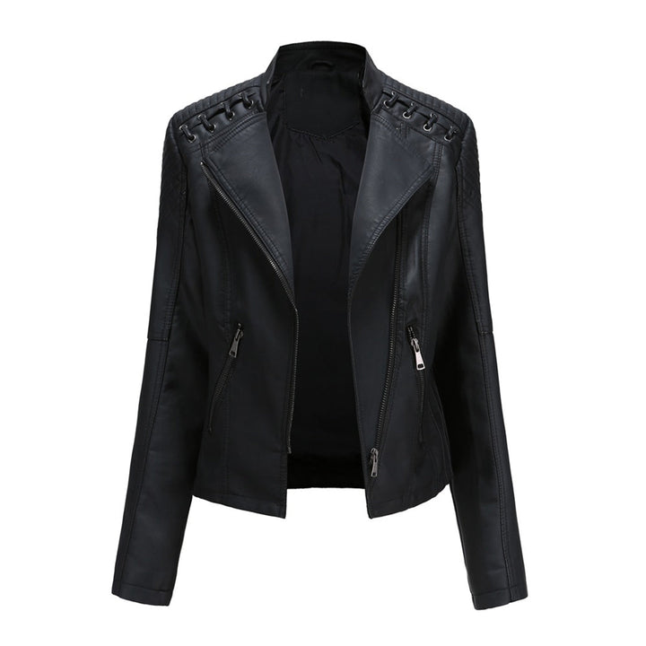 Marguerite™ – Asymmetrical Grommet Moto Jacket