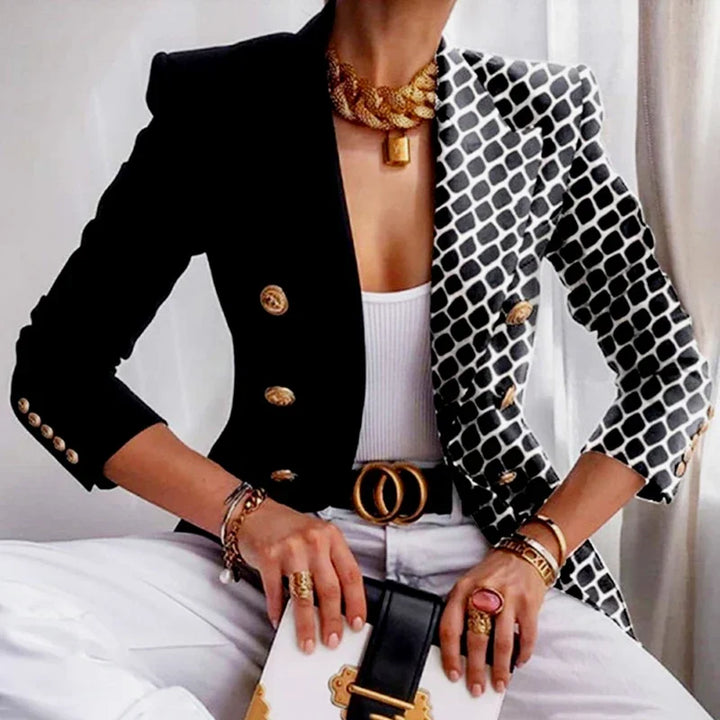 Marchesa – Ombré Brushstroke Jacket