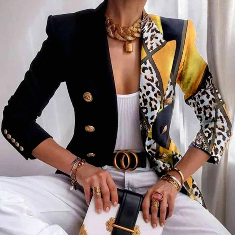 Marchesa – Ombré Brushstroke Jacket