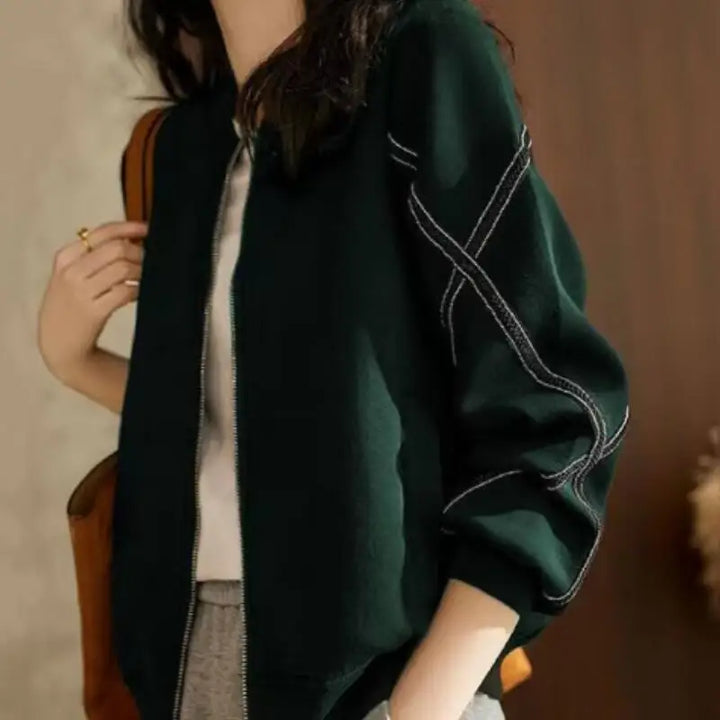 Rowan – Zip-Up Bomber Style Jacket