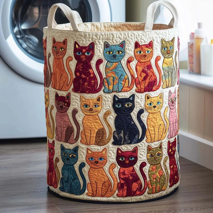 Hand-Quilted Basket l