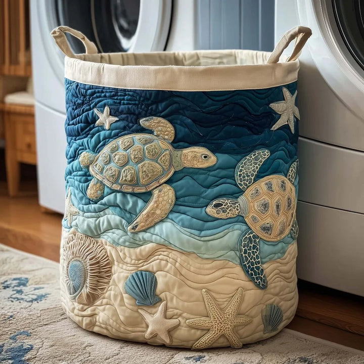 Hand-Quilted Basket l