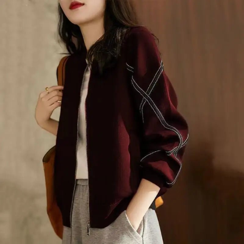Rowan – Zip-Up Bomber Style Jacket