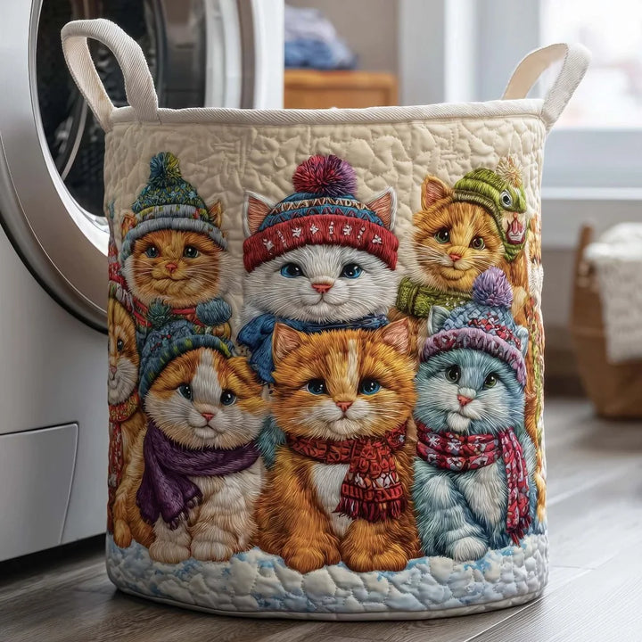 Hand-Quilted Basket l