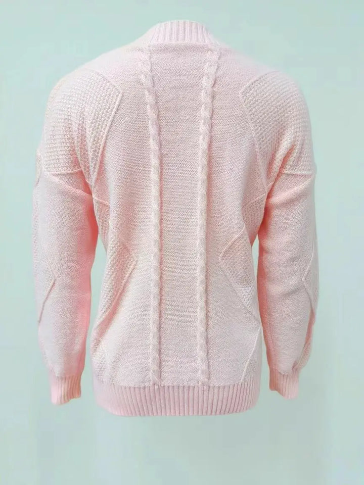 Elowen – Cozy Cable Knit Cardigan