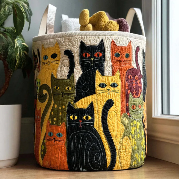 Hand-Quilted Basket l