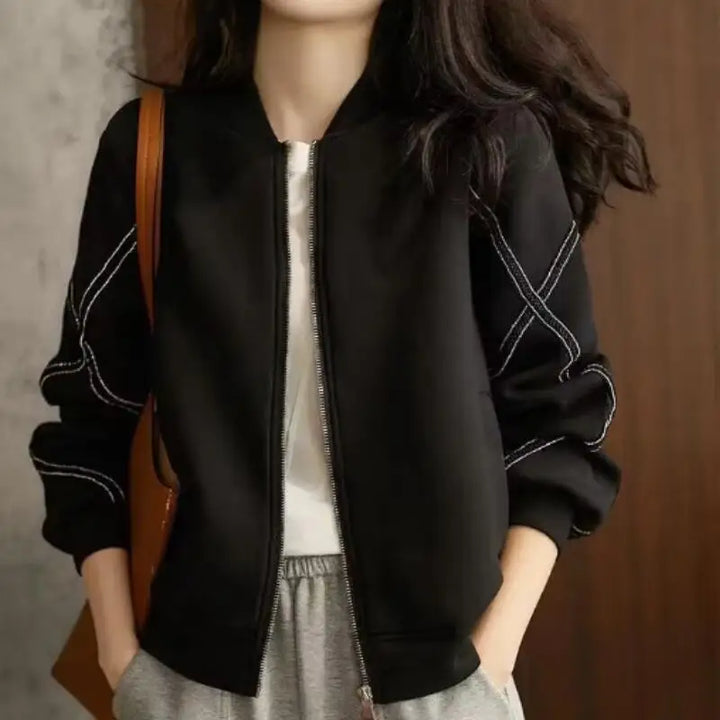 Rowan – Zip-Up Bomber Style Jacket