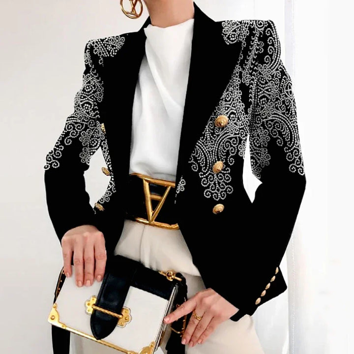 Marchesa – Ombré Brushstroke Jacket