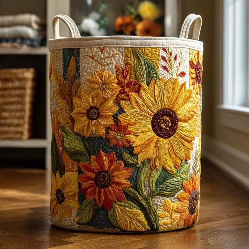 Hand-Quilted Basket l