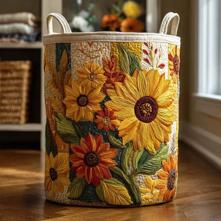 Hand-Quilted Basket l