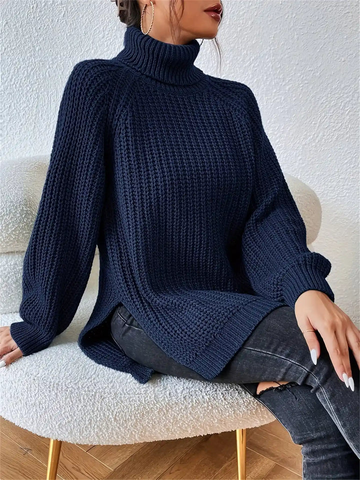 Sienna – Ribbed Turtleneck Sweater