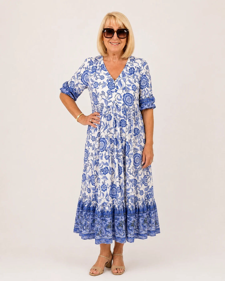 Delft Bloom Dress