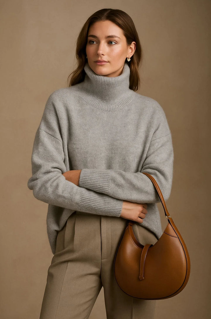 Elara – Cashmere Turtleneck Sweater