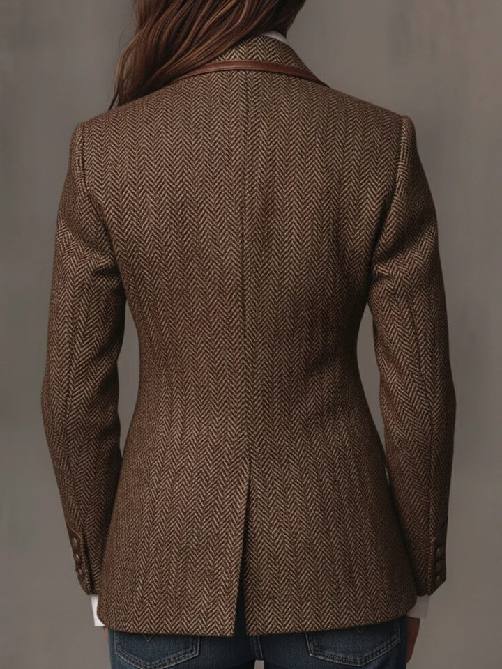 Wynnifred – Tweed Paisley Statement Blazer