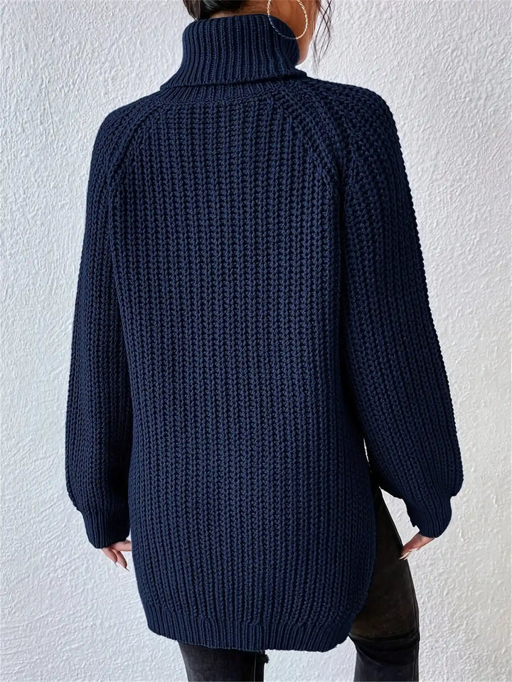 Sienna – Ribbed Turtleneck Sweater
