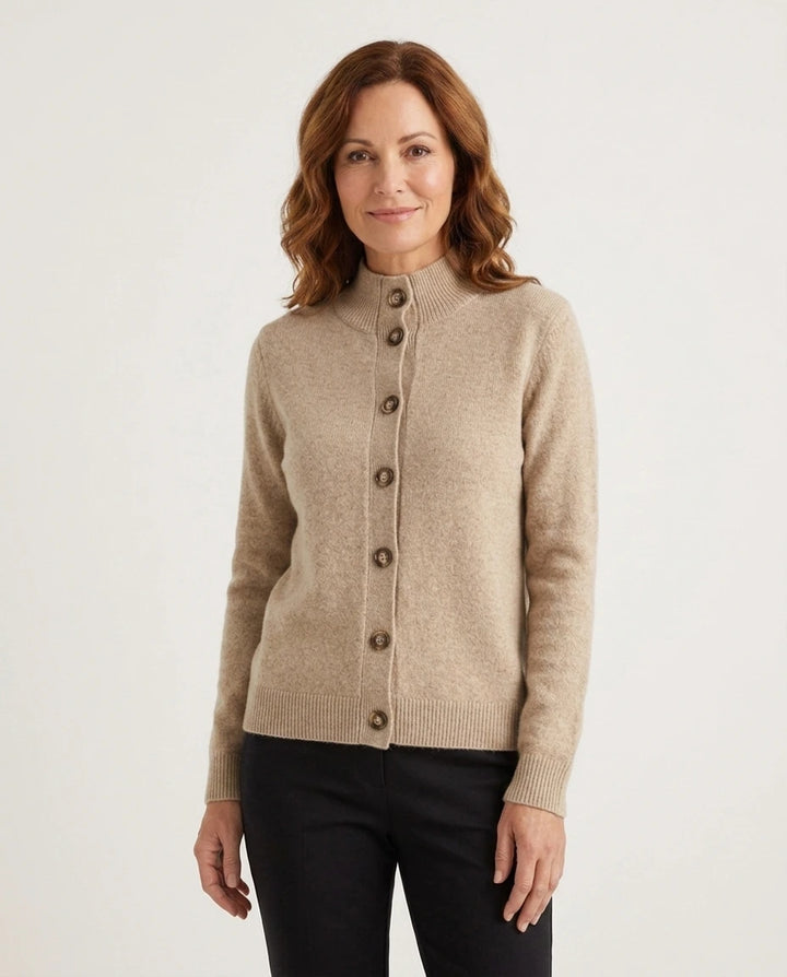 Annie – Cashmere Collared Cardigan