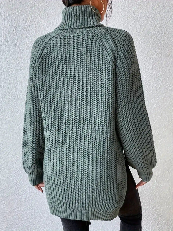 Sienna – Ribbed Turtleneck Sweater