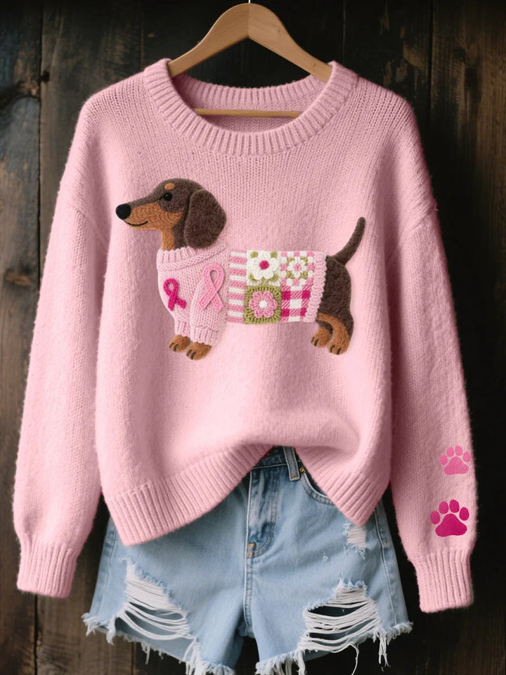 Marlowe – Cozy Dog-Motif Sweater
