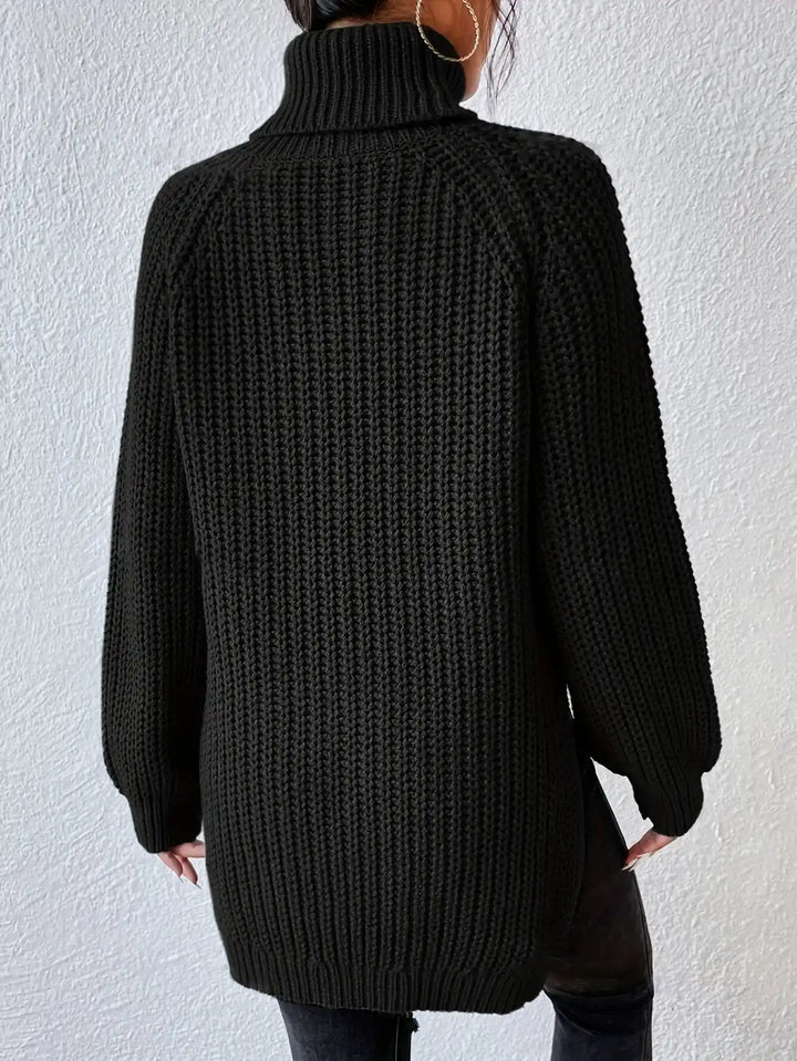 Sienna – Ribbed Turtleneck Sweater