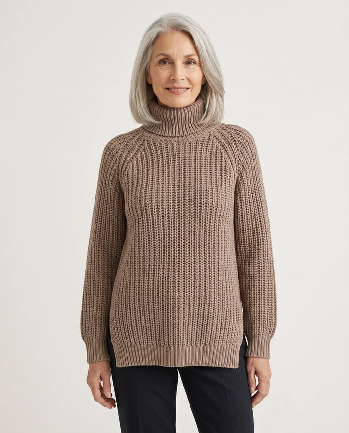 Sienna – Ribbed Turtleneck Sweater