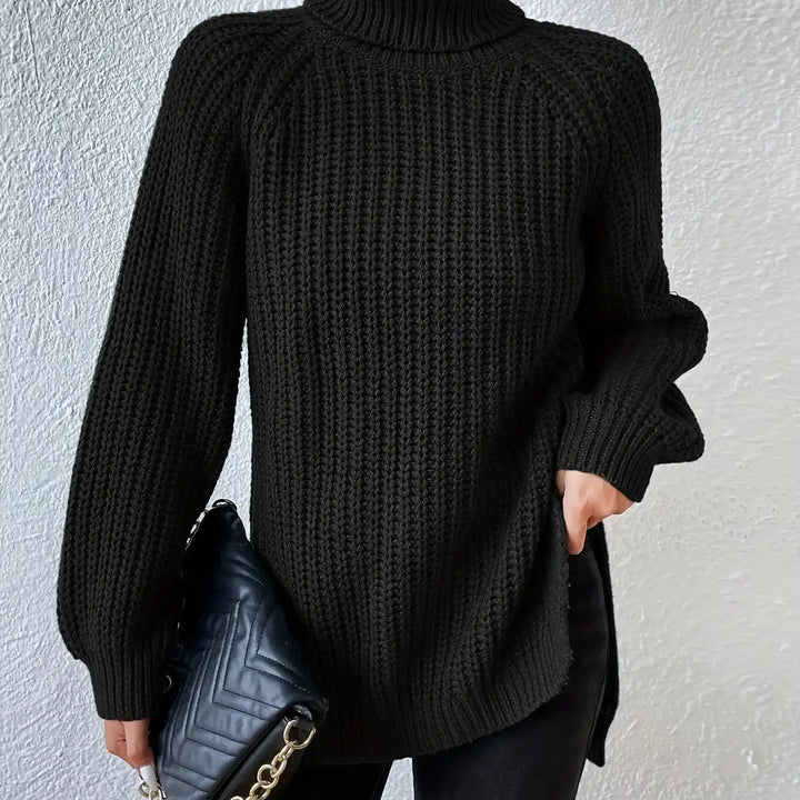Sienna – Ribbed Turtleneck Sweater