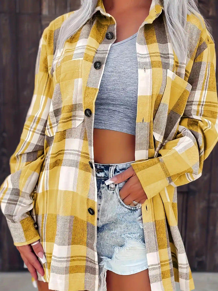 Lyon – Plaid Flannel Shirt Jacket