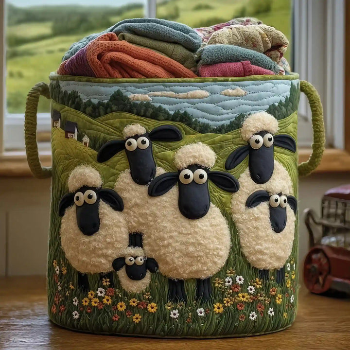Hand-Quilted Basket lI