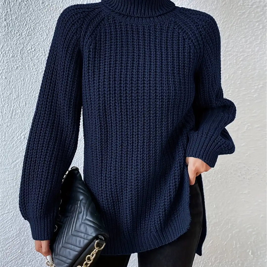 Sienna – Ribbed Turtleneck Sweater