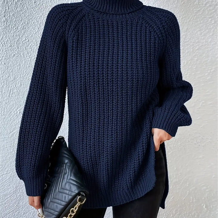 Sienna – Ribbed Turtleneck Sweater