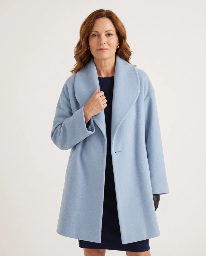Lyon – Longline Shawl Collar Coat