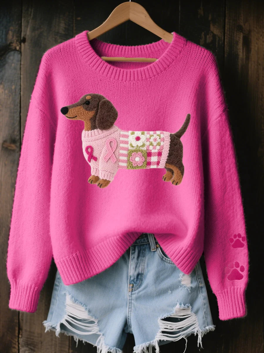 Marlowe – Cozy Dog-Motif Sweater