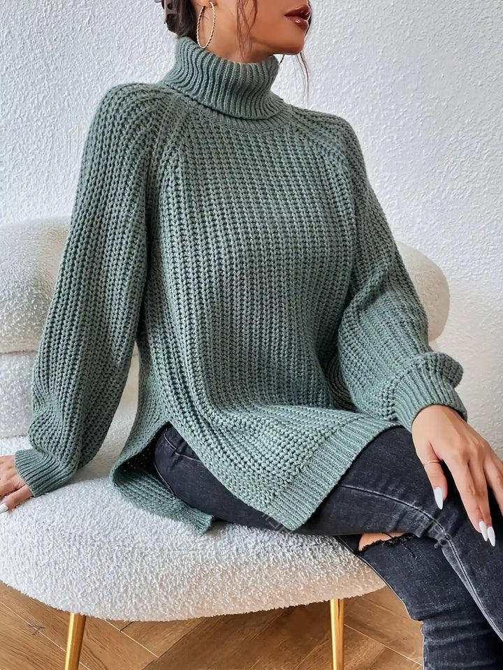Sienna – Ribbed Turtleneck Sweater