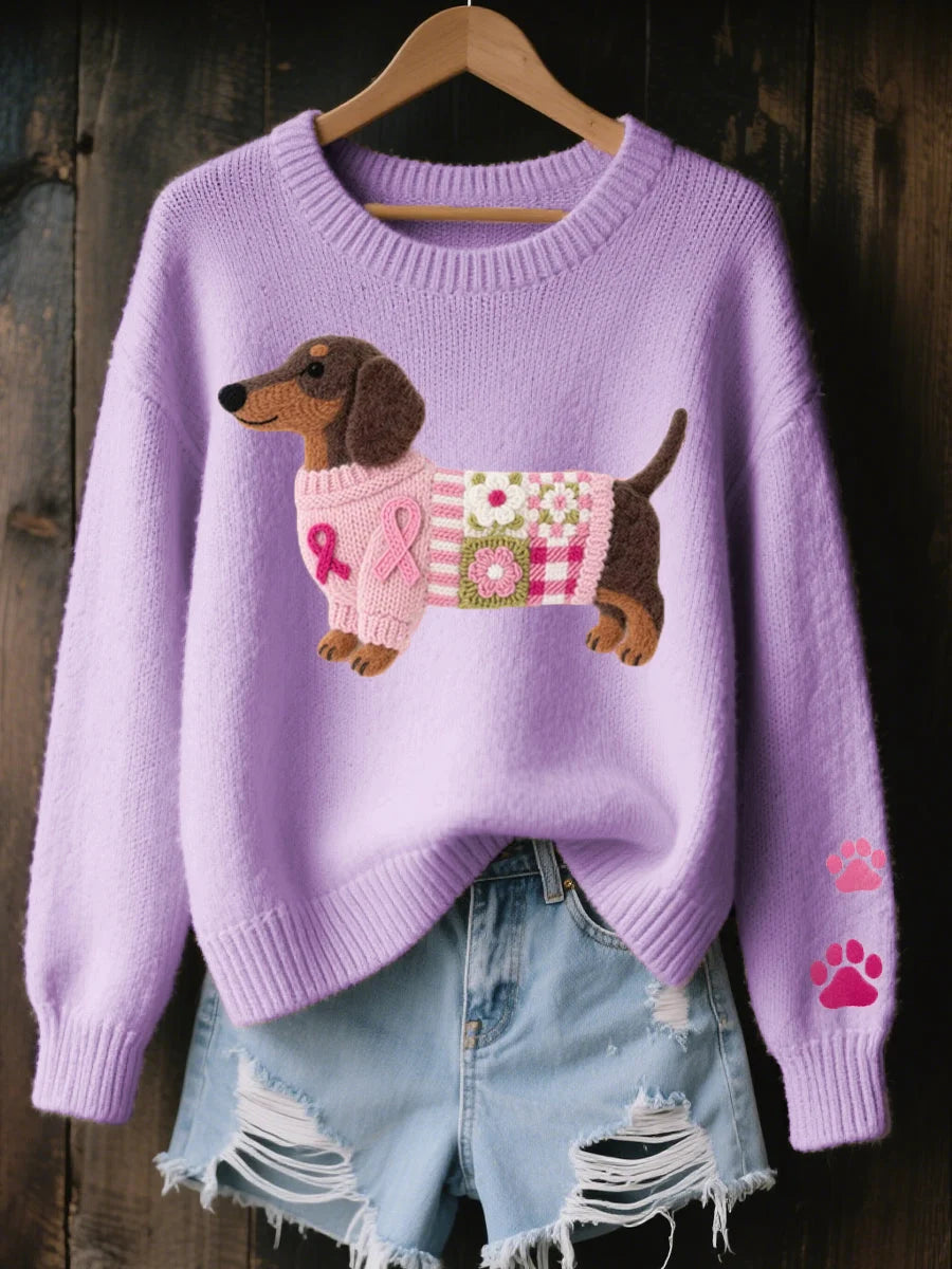 Marlowe – Cozy Dog-Motif Sweater