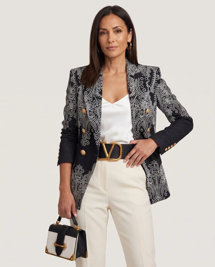 Marchesa – Ombré Brushstroke Jacket