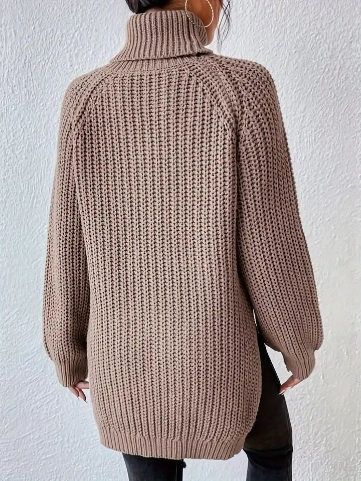 Sienna – Ribbed Turtleneck Sweater