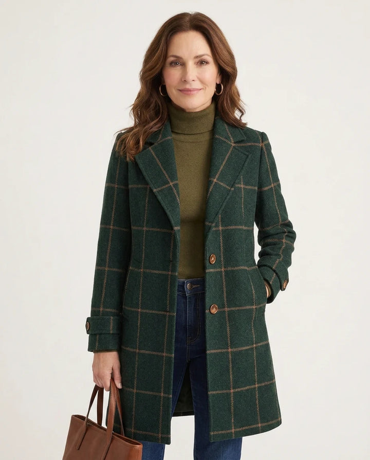 Jennifer - Wool Check Coat