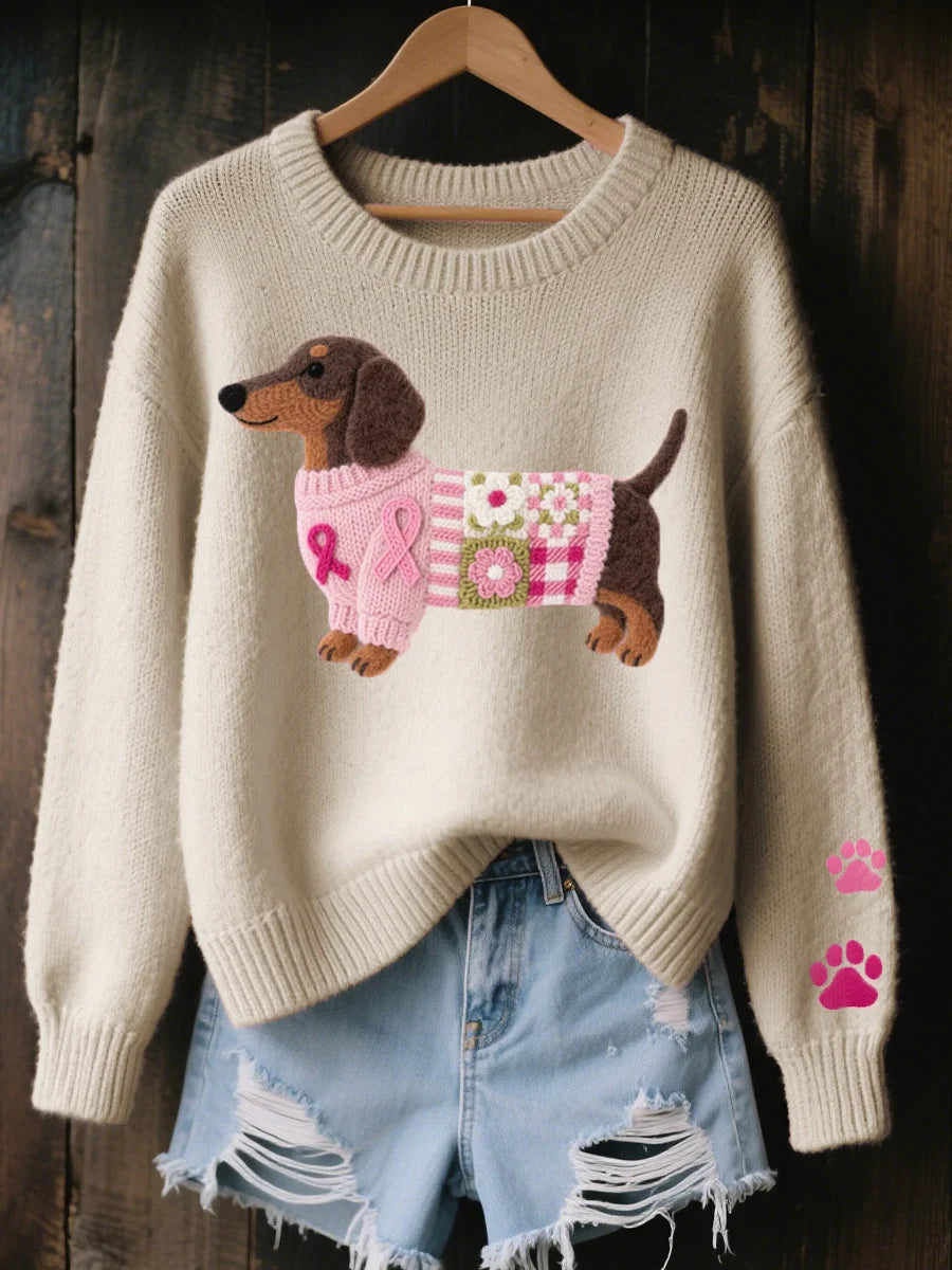 Marlowe – Cozy Dog-Motif Sweater