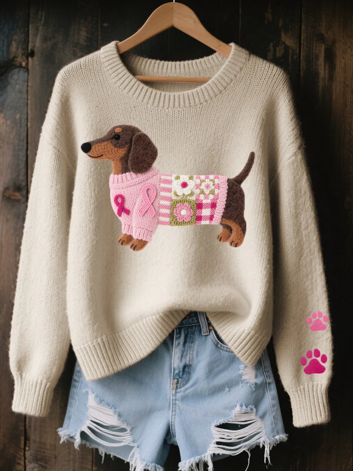 Marlowe – Cozy Dog-Motif Sweater