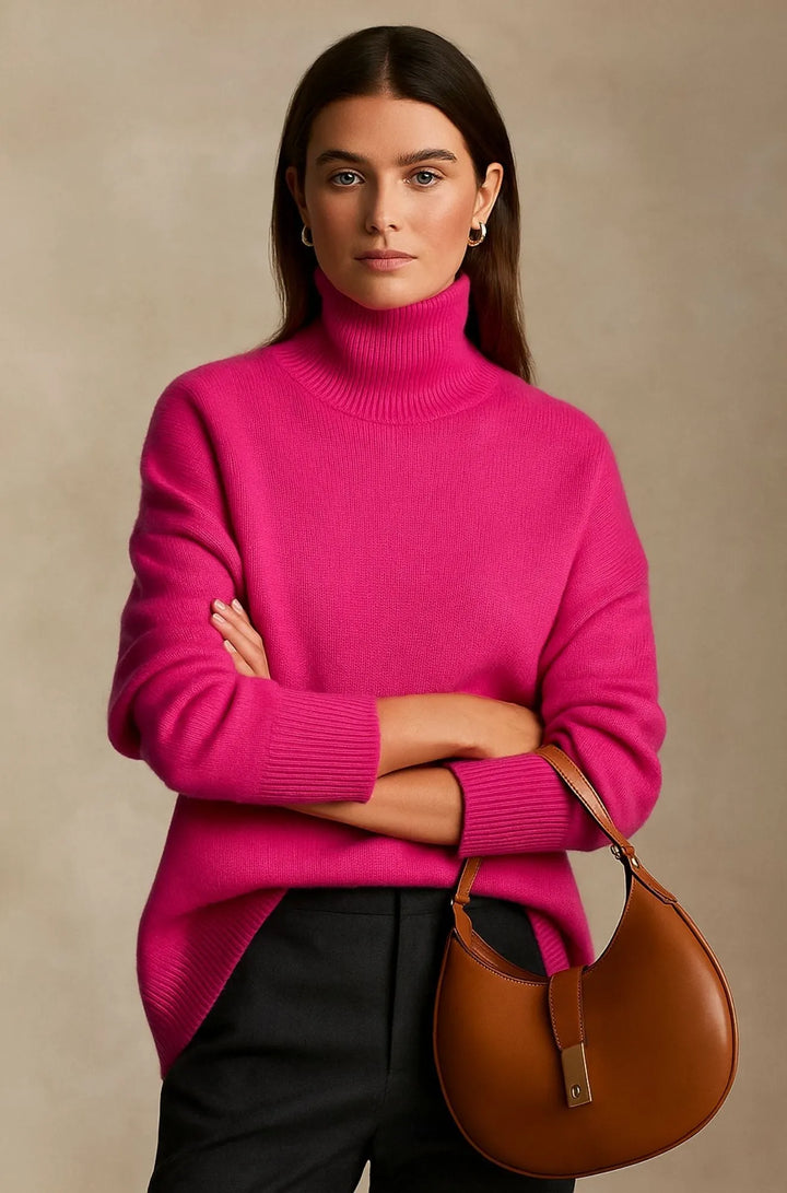 Elara – Cashmere Turtleneck Sweater
