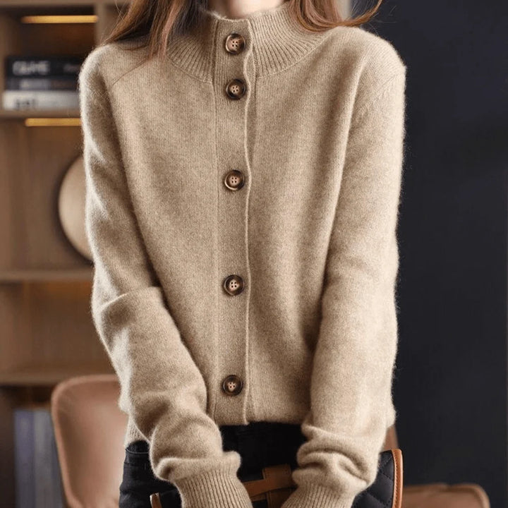 Annie – Cashmere Collared Cardigan