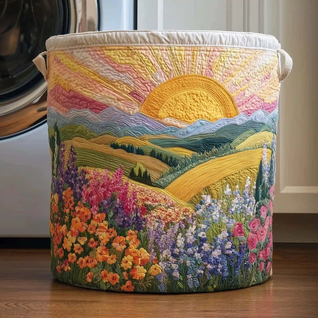 Hand-Quilted Basket lI